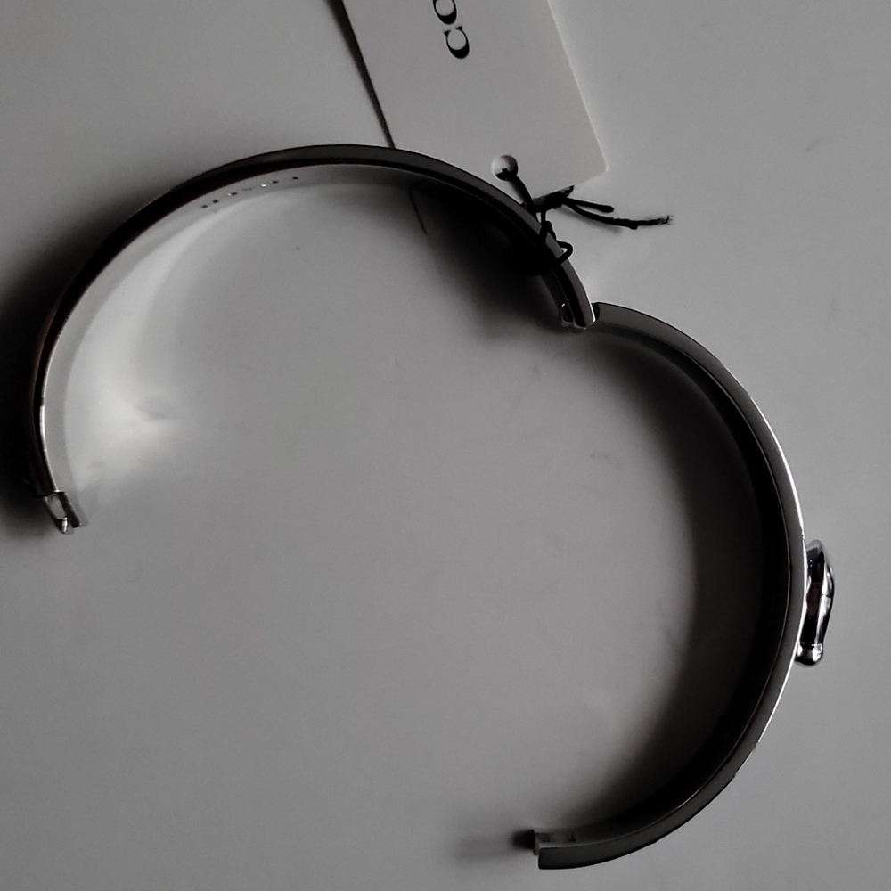 COACH Signature logo Bracelet Blue Glitter - Picture 2 of 5